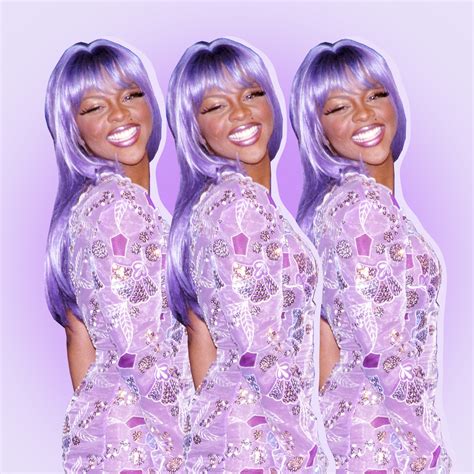 lil kim chanel wig|lil kim purple wig.